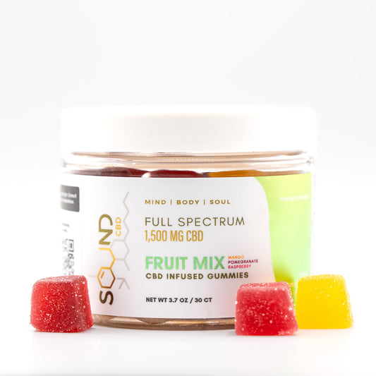 Sound CBD Gummies Fruit Mix Flavor Product