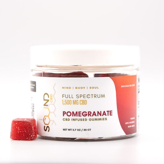 Sound CBD Gummies Pomegranate Flavor Product